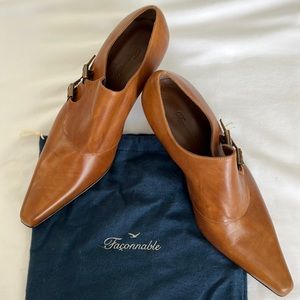 Vintage Faconnable ankle booties/NWOT